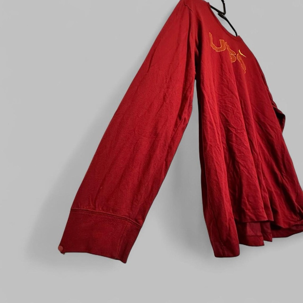 Nike USC Men’s Red Long Sleeve Tee XXL - Picture 3 of 7